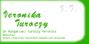 veronika turoczy business card