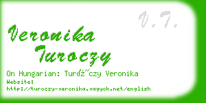 veronika turoczy business card